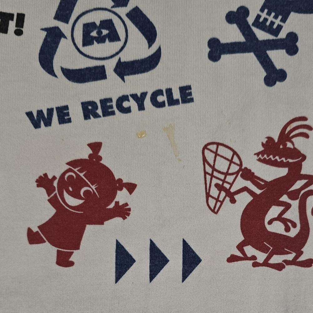 Tokyo Disney Resorts Monsters, Inc Tshirt Ride & Go Seek Size Large Souvenir - Picture 7 of 7